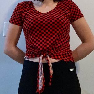 Red and Black Checkered shirt